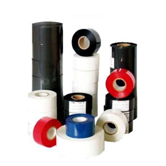 Black ribbon roll for date coding machine