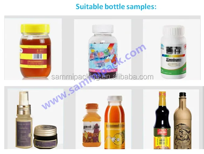 Semi automatic Round Bottle Labeling Machine with date coder