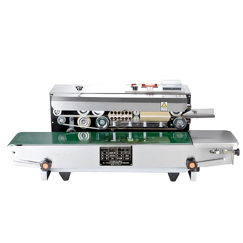 High quality Stainless steel Continous band sealer plastic bag sealing machine
