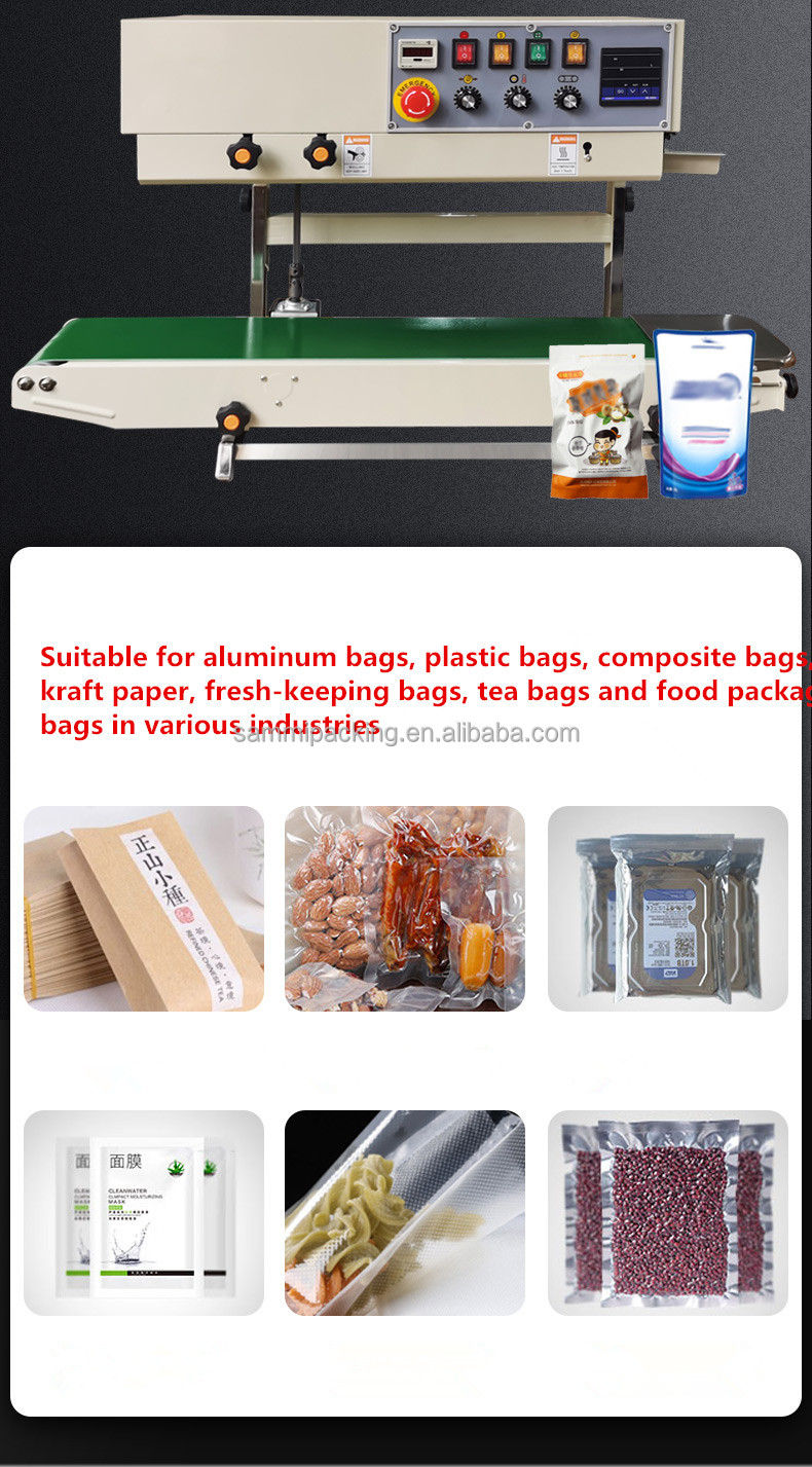 Vertical solid ink band sealer