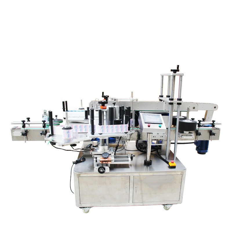 Automatic Double Side Flat surface bottle labeling machine